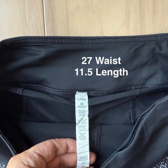 Lululemon Circuit Breaker Skirt 4 Black Speckle Sportswear Athleisure Tennis - Picture 5 of 7